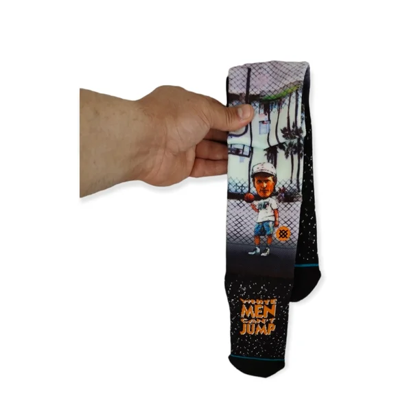 Stance x White Men Can't Jump - Sid And Billy Crew Socks Large